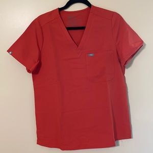 Figs Catarina Scrub Top in Clay